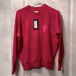 Pink spiritual gangster, Peloton sweatshirt. Size extra small, new with tags.